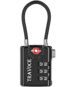 TSA Approved Luggage Locks (1.4*0.72*3.54 in / Black 1 Pack)
