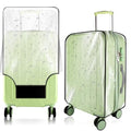 Thicken Clear Luggage Cover Protector (Clear-Black Frame / 30")