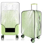 Thicken Clear Luggage Cover Protector (Clear-Black Frame / 30")