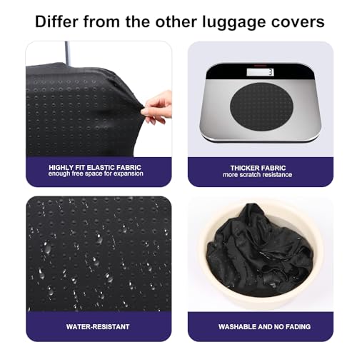 Travel Trolley Case Cover Protector Suitcase Cover 29" (Retro / XL(Fits to 29"-30" Trolley Case))