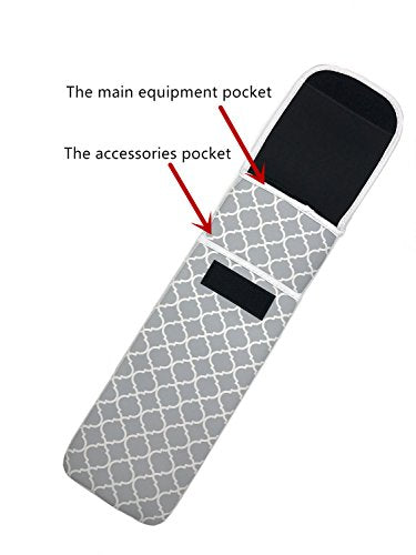 Hair Straighteners Case with Fastener (Gray)