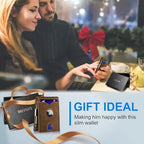 Airtag Wallet for Men (Red Brick132)