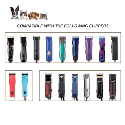 Dog Grooming Ceramic Blades Set (40/10/7F/5F/4F (5 Pack))