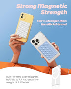 Magnetic Suction Mirror Window Phone Holder (Frost White)