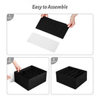 Jeans Drawer Organizers for Clothing (Black)