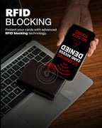 Jenoss Smart Wallet For Men (Taurus EPI Brown)