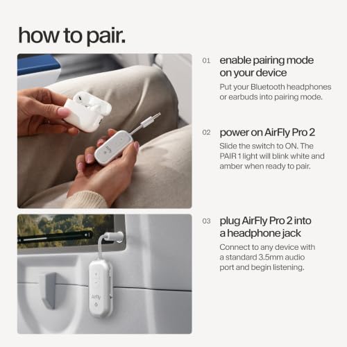 AirFly Pro 2 Bluetooth Adapter (Silver / AirFly Pro 2)