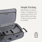 Sion Carry On Spinner Luggage (Carry-On 21-Inch / Dark Grey)
