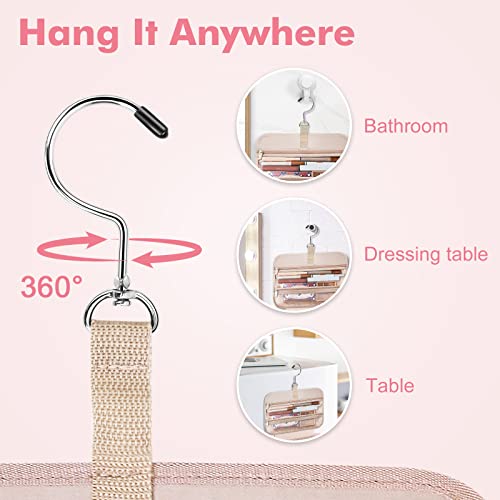 Toiletry Bag for Women (Large / Minimalist / Pink)