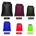 6 12 Pcs Waterproof Dry Bags (Dark Colors)