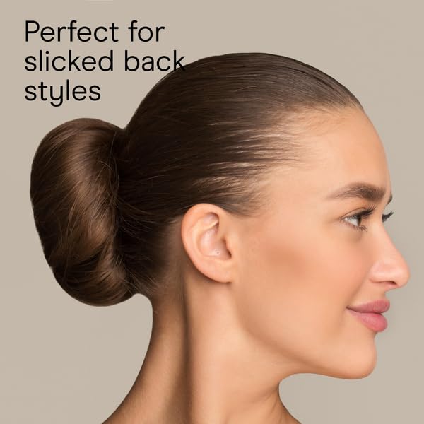 Conair Slick Back Tail Comb Set, 3-Pack with Fine Tooth Tail Comb, Edge Brush, and Smoothing Brush for Teasing, Parting, and Smoothing Sleek Hair Styles, Control Hair Flyaways
