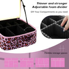 Makeup Bag with Led Mirror (Deep Pink / with LED mirror)