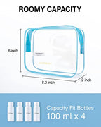 Clear Toiletry Bag 2 (Distinct Blue / Medium)