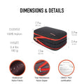 BeeNesting Waterproof Compression Packing Cubes 5 (Blue Red / 6-Piece Set)