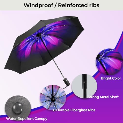 Compact Travel Umbrella (Orchid (Auto))