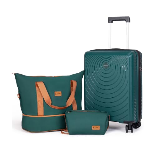 Luggage Sets 3 Piece (Dark Green / 3 Piece Sets (21/Db/Tb))