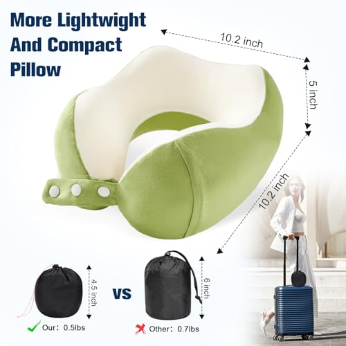 Neck Pillow for Traveling (Green)