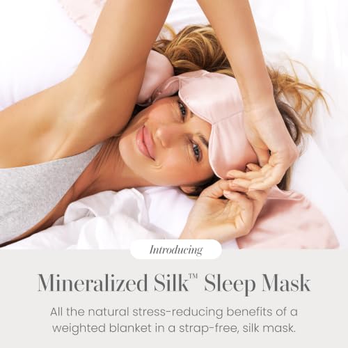Mineralized Silk Gentle Pressure Sleep Mask (Petal Silk / 1 Count (Pack of 1))