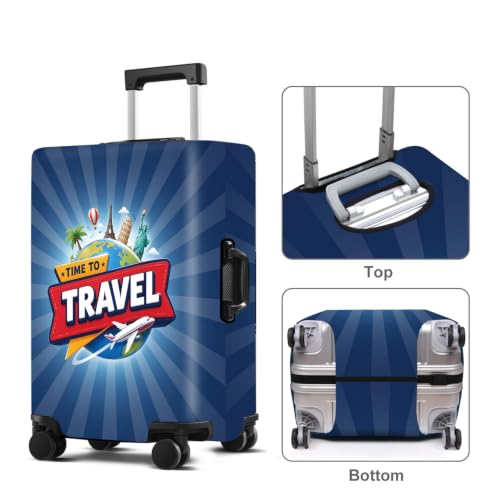 Travel Badge Luggage Cover Washable Suitcase Protector Anti (Travel Badge / XL(32-34inch suitcase))