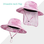 Sun Hats for Men Women (Camopink)