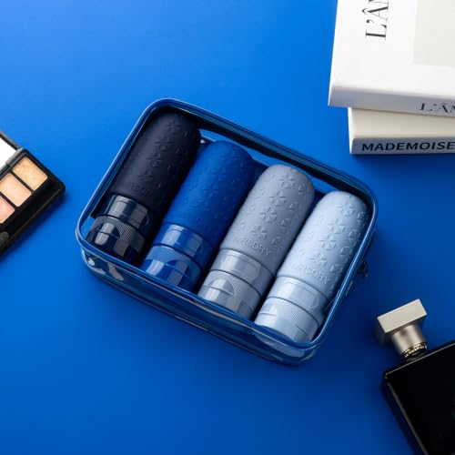 Travel Bottles for Toiletries (Navy / 2 Ounces)