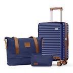 Carry On Luggage (Dark Blue / DB/TB/20in)