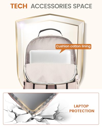 Laptop Backpack for Women (Antiquewhite / 17-Inch)