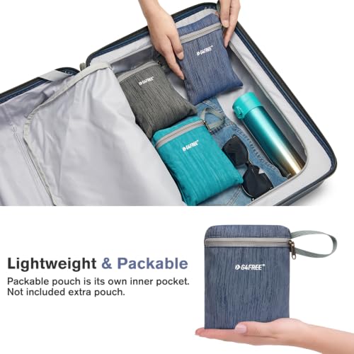 10 15L Small Rucksack Foldable Backpack Lightweight Packable Daypack Travel Outdoor Hiking Shoulder Bag (Dark Blue / 20L)
