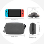 Electronic Organizer Travel Case Bag for Cables (Grey+ / Plus)