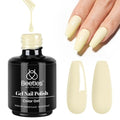 Beetles Yellow Gel Nail Polish 15ML Soak Off UV Gel for Fall Nail Art (K - Creme Yellow | Lemon Cheese)