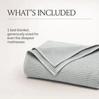 Waffle Bed Blanket (Shore / Full/Queen)