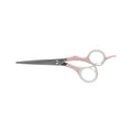 Cricket Style Xpress Goodie 2 Shears Hair Cutting Scissors - Sharp Micro-Serrated Beveled Blades, Stainless Steel Shears Hair Scissors - Wet & Dry Use, Barber Accessories - 5.75", Pink & Mint