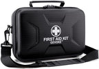 410 Piece Waterproof Hard Shell First Aid Kit (Black)