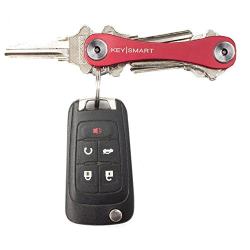KEYSMART Key Holder for Keychain (8 Keys / Black 1st Gen)