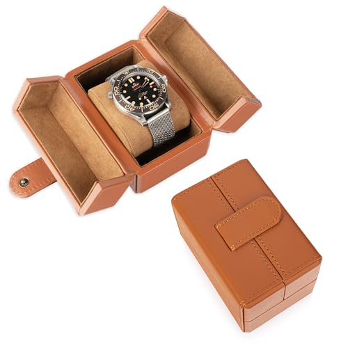 Single Watch Travel Case (BrownBrown)