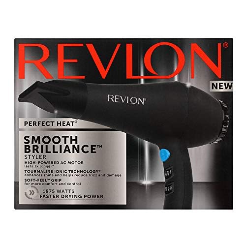 Revlon 1875W Smooth Brilliance AC Motor Hair Dryer | For Shiny, Smooth Hair