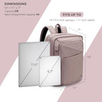 Design Travel Laptop Backpack for Women with Apple Find My (Pink-finder)