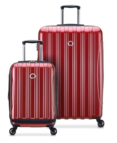 Helium Aero Hardside Expandable Luggage with Spinner Wheels (Brick Red / 2-Piece Set (19/28))