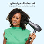 Hair Dryer with Diffuser (Black / 1 Count (Pack of 1))