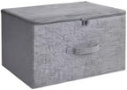 ANMINY 3PCS Storage Bins with Zipper Lids 51.9 Qt Lidded Fabric Storage Boxes - Image 8