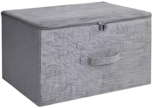ANMINY 2PCS Storage Bins with Zipper Lids 36 Qt Lidded Fabric Storage Boxes - Image 8