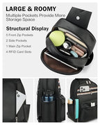 Large Sling Bag for Women (Pure Black)