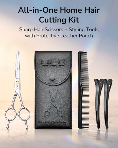 6.5" Silver Round Tip Premium Hair Scissors