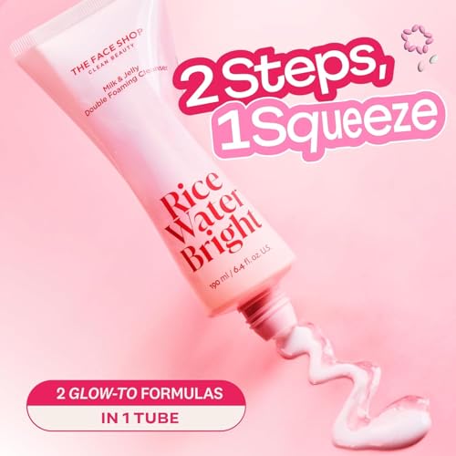 Rice Water Bright Milk & Jelly Double Cleanser