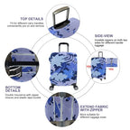 Travel Luggage Cover (Blue / XL: Fit 29-30 Inch Luggage)
