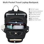 College Laptop Backpack Multi (18 Inch / Black)