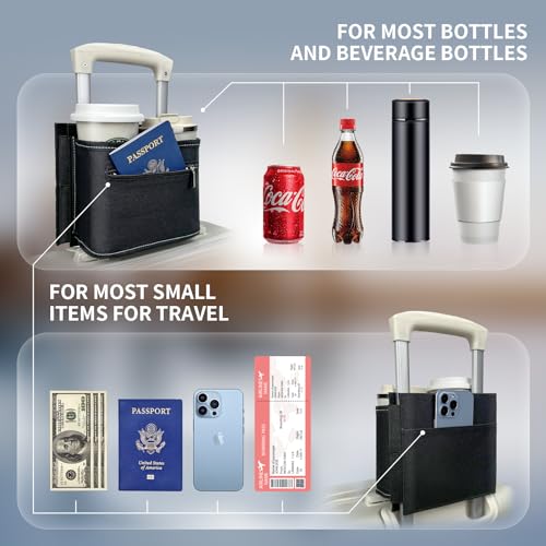 Travel Luggage Cup Holder (Black)