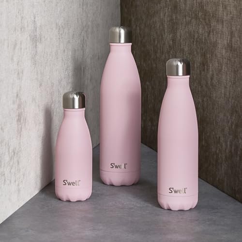 Stainless Steel Water Bottle (Pink Topaz / 9 Ounces)