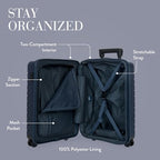 B Y Ulisse Carry (Carry-on with front pocket / Ocean Blue)