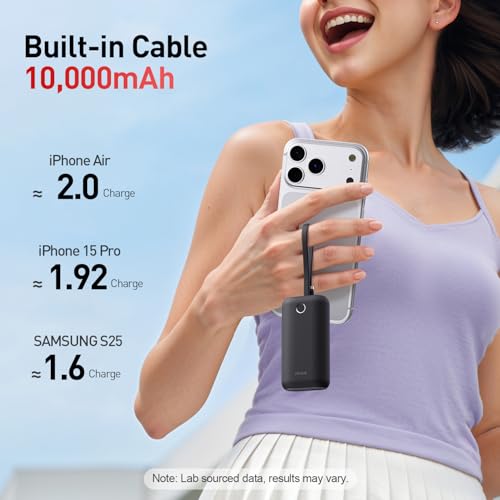 Mini Portable Charger 10 (Black 22.5W)
